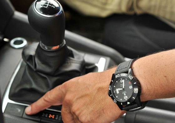 NauticFish Uhr im Alltag